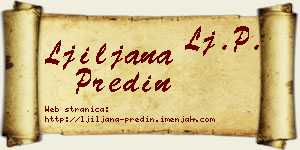 Ljiljana Predin vizit kartica